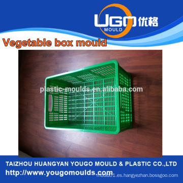 Taizhou fábrica de moldes para la inyección de plástico cajón cesta de molde